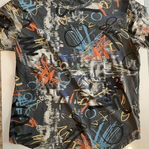 Stylish men’s Graffiti Print Shirt